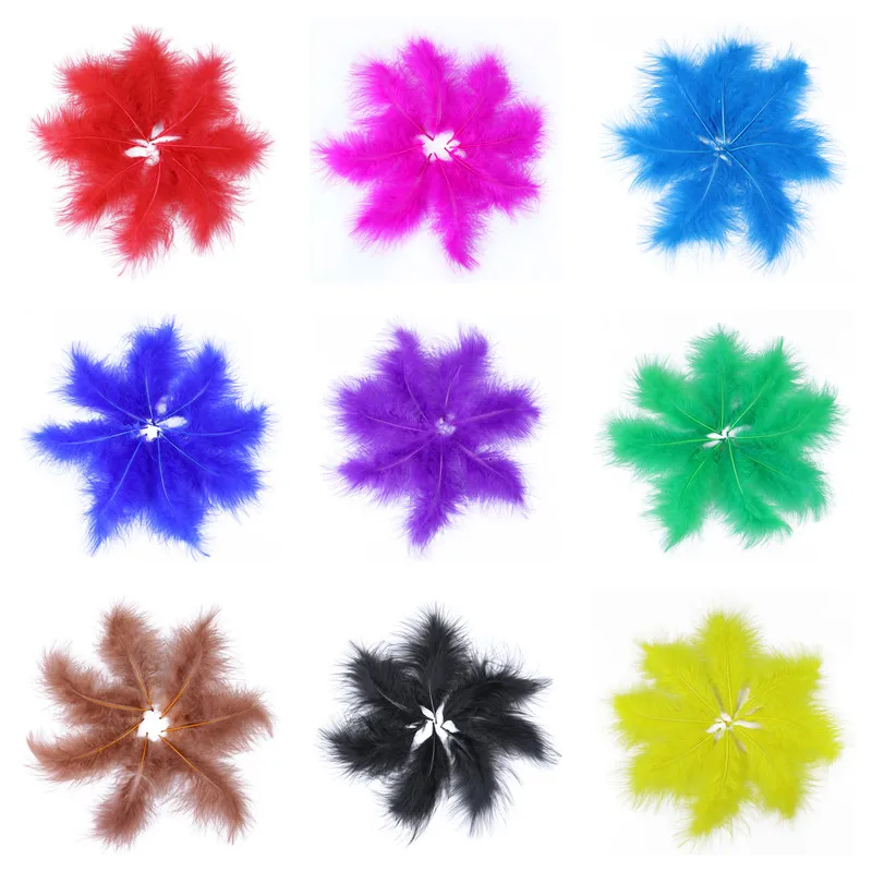 Wholesale 10-15cm Colored Turkey Feather for Crafts Fluffy Marabou Plumas DIY Wedding Party Decoration Dream Catcher Accessories
Wholesale 10-15cm Colored Turkey Feather for Crafts Fluffy Marabou Plumas DIY Wedding Party Decoration Dream Catcher Accessories