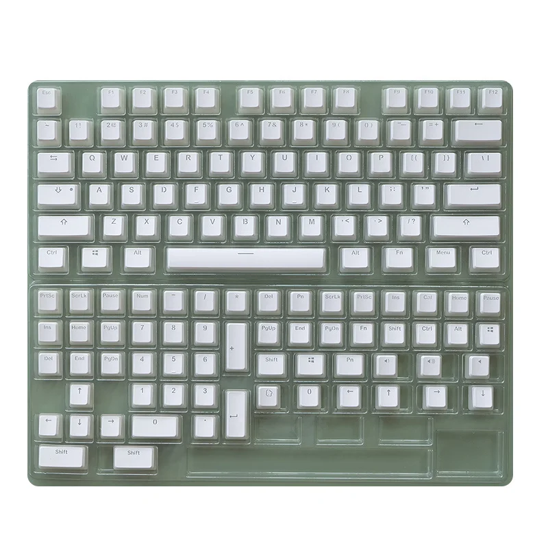 

134 Keys/set Pudding Keycaps PBT Dye Subbed Backlit Key Caps OEM Profile Keycap With 1.75U 2U Shift For 64 68 84 980 Keyboard