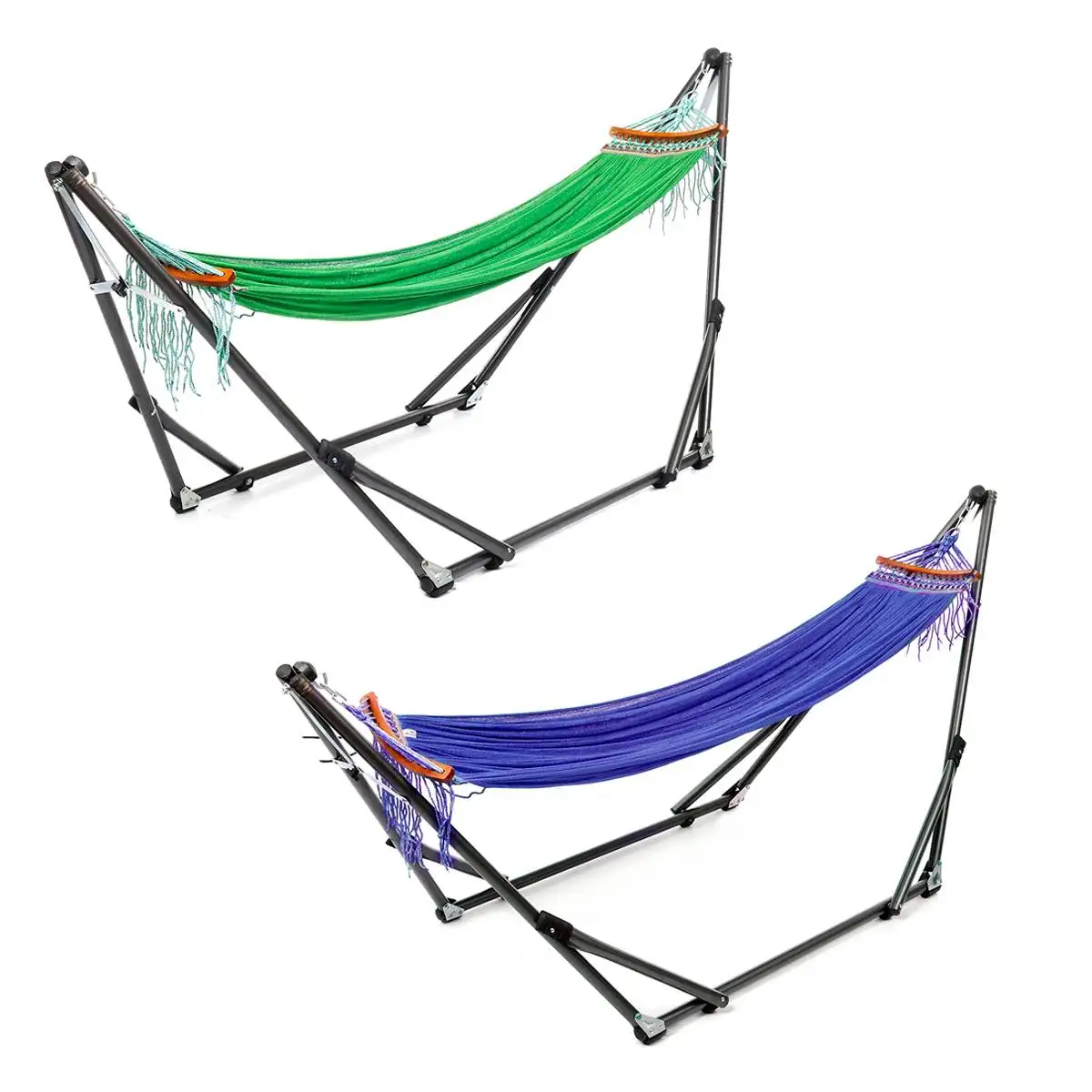 250KG Portable Folding Steel Pipe Sleeping Swing Hammock Stand Bag Kit Set Garden Outdoor Furniture Hunting Camping Accessories
250KG Portable Folding Steel Pipe Sleeping Swing Hammock Stand Bag Kit Set Garden Outdoor Furniture Hunting Camping Accessories