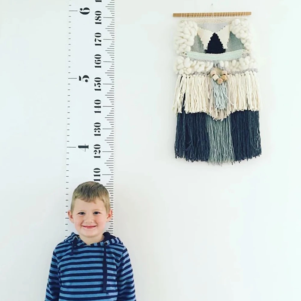 Реквизит деревянная настенная подвеска линейка для измерения роста ребенка