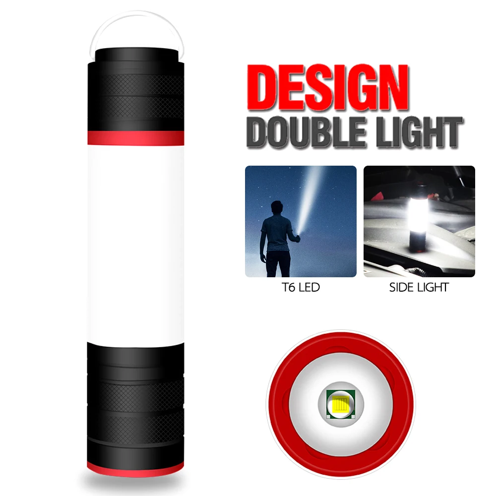 Rechargeable Battery Flash LED Tent Lanterns 6 Light Modes Portable Light Magnetic Flashlight Outdoor Camping Lamp 7 Modes
Rechargeable Battery Flash LED Tent Lanterns 6 Light Modes Portable Light Magnetic Flashlight Outdoor Camping Lamp 7 Modes