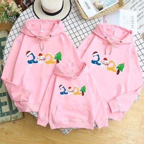 Christmas Parent-child Hooded Lightweight Long Sleeve T-shirt Family Matching Outfits Fashion Father Mother Son Daughter Suit
Christmas Parent-child Hooded Lightweight Long Sleeve T-shirt Family Matching Outfits Fashion Father Mother Son Daughter Suit