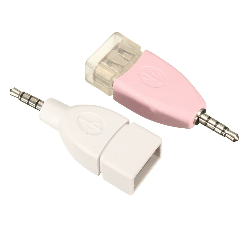 2 шт. Универсальный 3,5 мм AUX-разъем аудиоразъем к USB 2,0 мм преобразователь USB Aux кабель Шнур для автомобиля MP3 динамик U Диск флеш-накопитель адап... 
2 шт. Универсальный 3,5 мм AUX-разъем аудиоразъем к USB 2,0 мм преобразователь USB Aux кабель Шнур для автомобиля MP3 динамик U Диск флеш-накопитель адап...