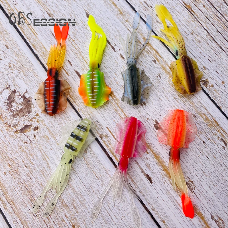 Luminous UV Squid Soft lure 10cm 7g 1pcs 2pcs Fishing Lures soft bait Fishing Wobblers glow UV Squid lure fishing accessories
Luminous UV Squid Soft lure 10cm 7g 1pcs 2pcs Fishing Lures soft bait Fishing Wobblers glow UV Squid lure fishing accessories