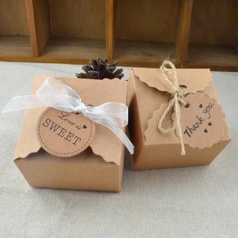 50pcs Kraft Paper Laser Cut Candy Box Chocolate Box DIY Favor Gift Boxes With Ribbon Birthday Christmas Party Wedding Decoration
50pcs Kraft Paper Laser Cut Candy Box Chocolate Box DIY Favor Gift Boxes With Ribbon Birthday Christmas Party Wedding Decoration
