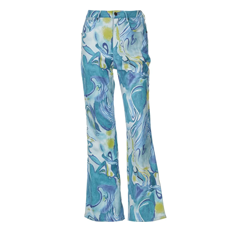 Dulzura Tie Dye Print Women High Waist Wide Leg Pants Straight Jeans Loose Streetwear Fashion 2021 Summer Trousers Clothes
Dulzura Tie Dye Print Women High Waist Wide Leg Pants Straight Jeans Loose Streetwear Fashion 2021 Summer Trousers Clothes
