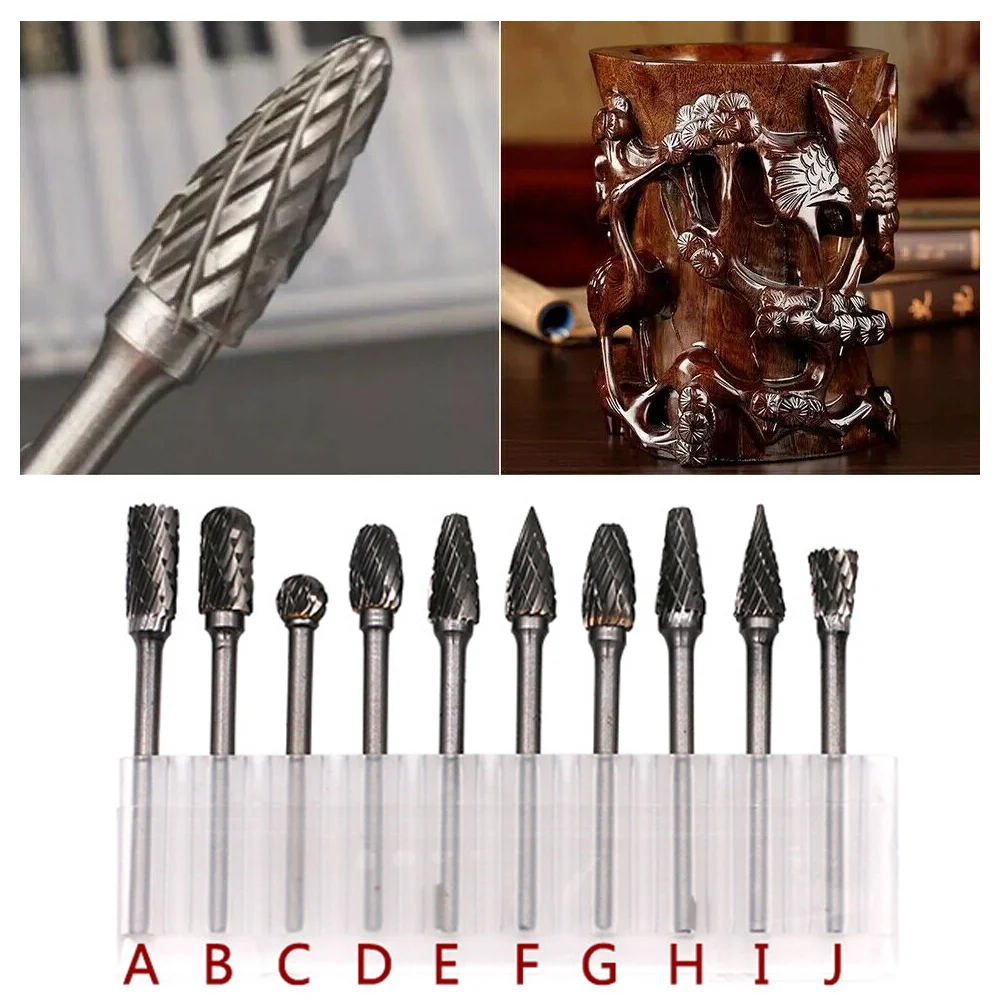 Economical Rotary Grinder Burr Bits Tungsten Carbide Burr Radius End Single/Double Cut Rotary Burr File ds99