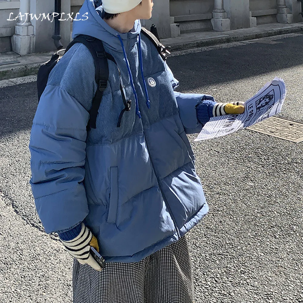 2022 New Winter Hip Hop Men's Cotton-Padded Jackets Coat Solid Color Bread Suit Loose Cotton coat parkas
2022 New Winter Hip Hop Men's Cotton-Padded Jackets Coat Solid Color Bread Suit Loose Cotton coat parkas