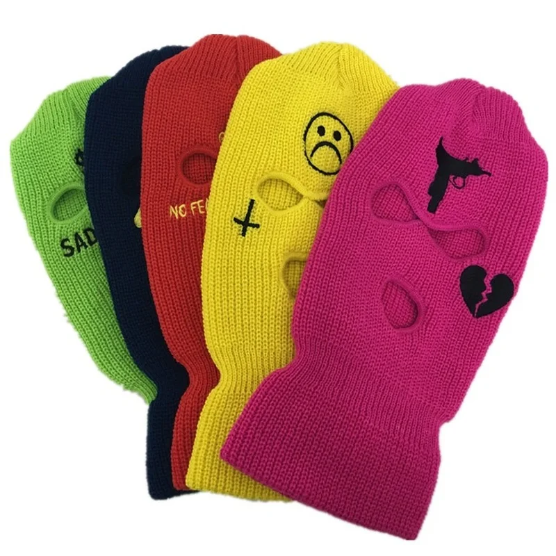 Neon Balaclava Three-hole Ski Mask Tactical Mask Full Face Mask Winter Hat Halloween Party Mask Limited Embroidery
Neon Balaclava Three-hole Ski Mask Tactical Mask Full Face Mask Winter Hat Halloween Party Mask Limited Embroidery