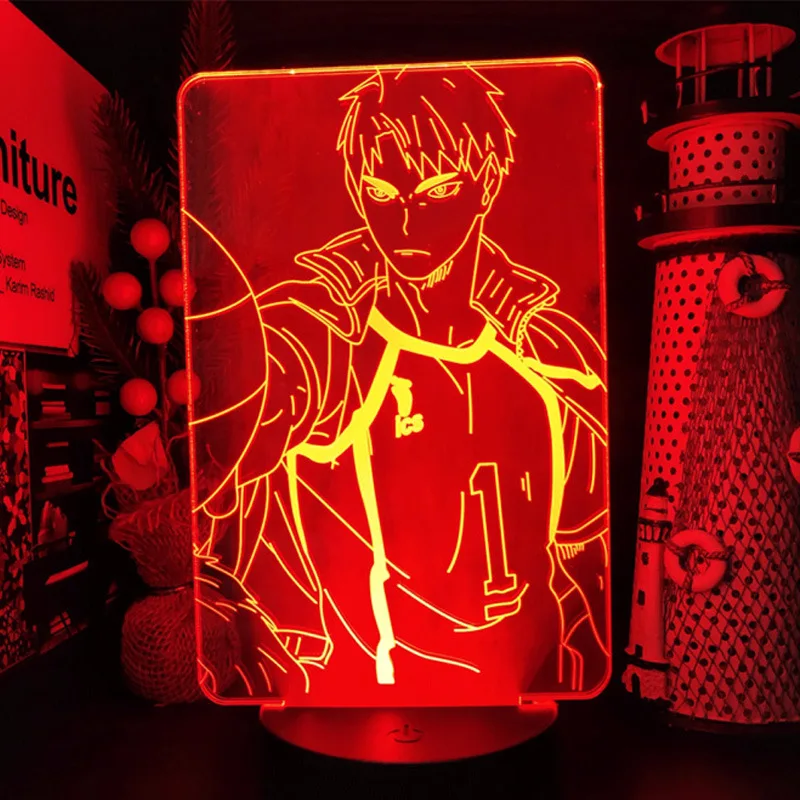 TAKARA TOMY Volleyball Youth 3D Night Light USB Touch Remote Control LED Creative Decoration Colorful Table Lamp Birthday Gift
TAKARA TOMY Volleyball Youth 3D Night Light USB Touch Remote Control LED Creative Decoration Colorful Table Lamp Birthday Gift