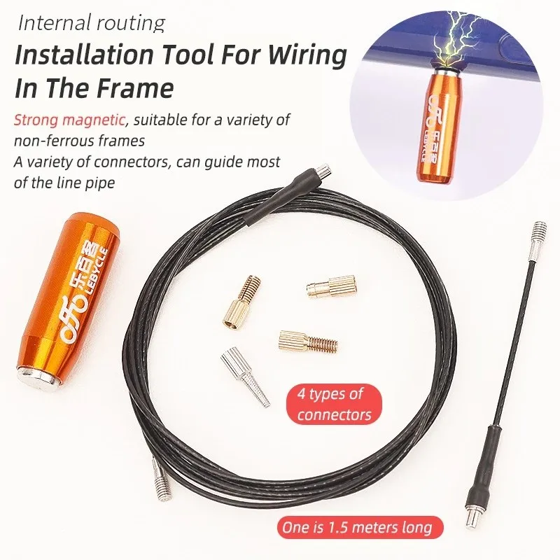 Bike Bicycle Aluminum Alloy Internal Cable Hydraulic Wire Routing Tool Kit Frame Shift Guide Internal Cable Routing Tool
Bike Bicycle Aluminum Alloy Internal Cable Hydraulic Wire Routing Tool Kit Frame Shift Guide Internal Cable Routing Tool