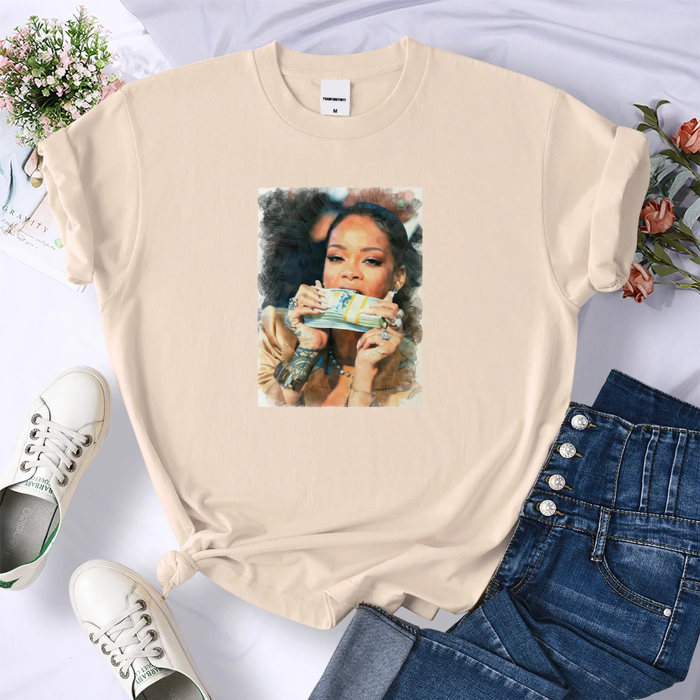 Singer Print Woman Tshirts Vogue Simplicity Style Tees Shirt Home o-neck Tshirt Summer Casual Loose Woman T Shirts
Singer Print Woman Tshirts Vogue Simplicity Style Tees Shirt Home o-neck Tshirt Summer Casual Loose Woman T Shirts