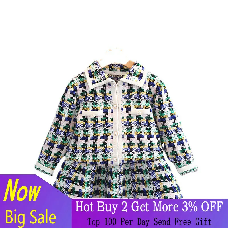 Designed 2Pcs Girls Classic Clothing Set Spring Long Sleeves Kids Princess Top and Skirt Birthday School Uniform Clothes 3-8 Ys
Designed 2Pcs Girls Classic Clothing Set Spring Long Sleeves Kids Princess Top and Skirt Birthday School Uniform Clothes 3-8 Ys