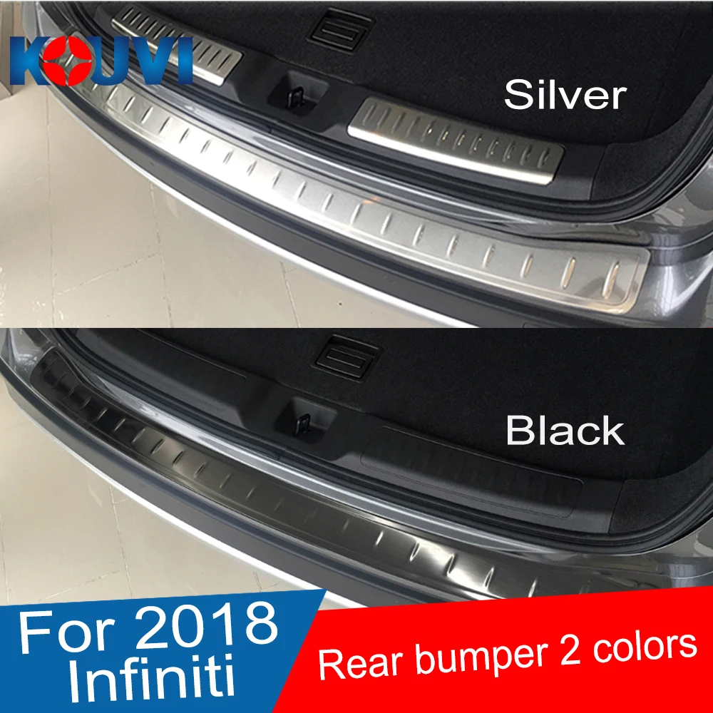 Stainless Steel Accessories Rear Bumper Protector Sill plate cover For Infiniti QX50 2018 2019 Car Styling
Stainless Steel Accessories Rear Bumper Protector Sill plate cover For Infiniti QX50 2018 2019 Car Styling