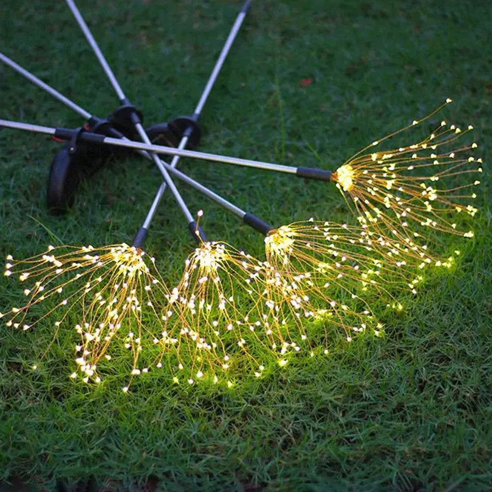 LED Solar Ground Plug Firework Light Waterproof String Lawn Light Holiday Decor LED Spot Light Garden Path Landscape Lights
LED Solar Ground Plug Firework Light Waterproof String Lawn Light Holiday Decor LED Spot Light Garden Path Landscape Lights
