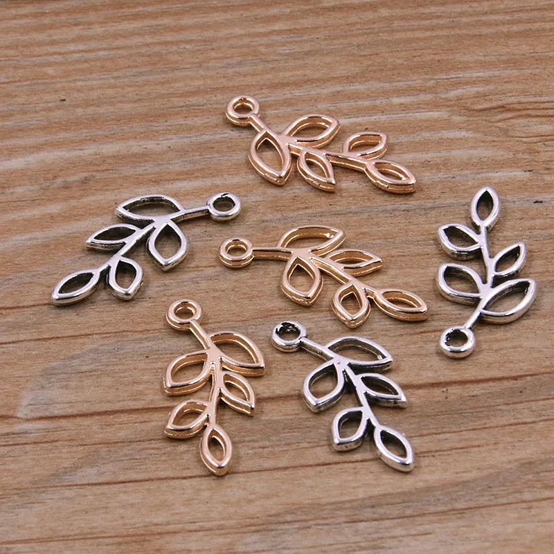 30PCS 13*25MM 2 Color Two-sided Branches Charms Plant Connector For DIY Earrings Necklace Bracelet Jewelry Making Accessories
30PCS 13*25MM 2 Color Two-sided Branches Charms Plant Connector For DIY Earrings Necklace Bracelet Jewelry Making Accessories