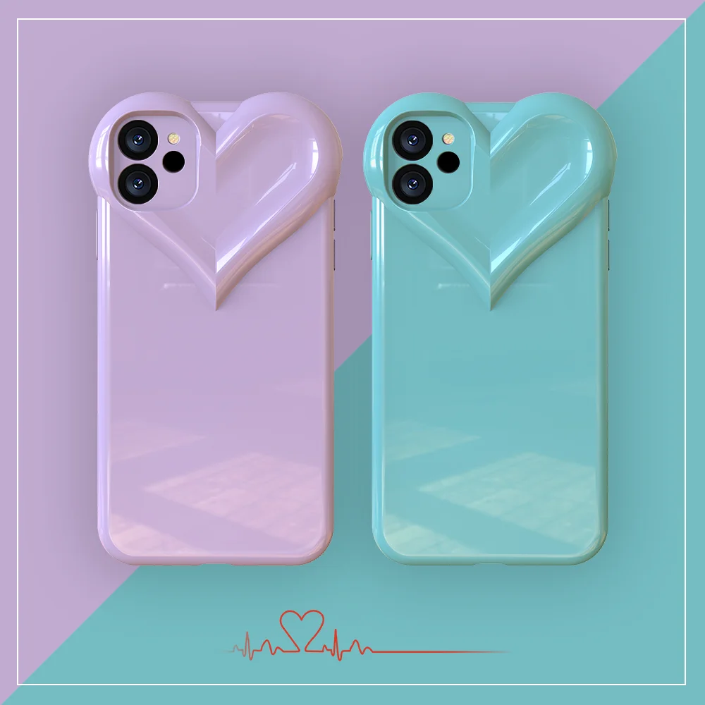 Liquid Silicone Phone Case For iPhone 11 12 Mini Pro Max X XS XR Max 8 7 Plus Soft Fashion Love Heart Shape Camera Back Cover
Liquid Silicone Phone Case For iPhone 11 12 Mini Pro Max X XS XR Max 8 7 Plus Soft Fashion Love Heart Shape Camera Back Cover