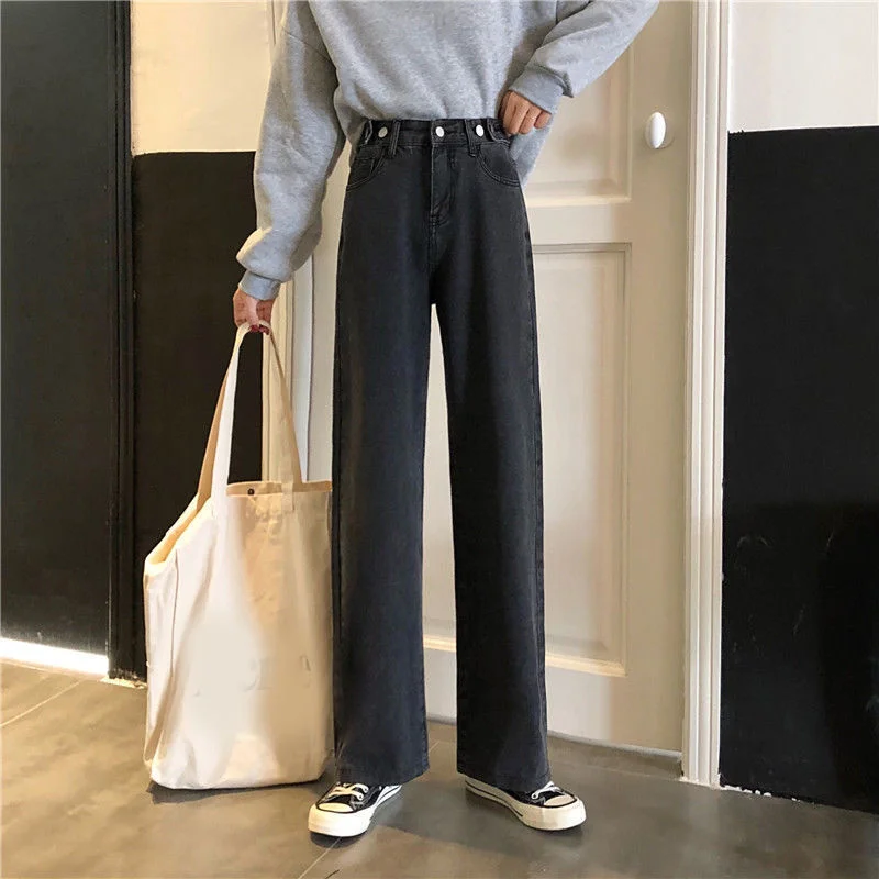 Women Jeans Broek Leisure Loose High Tail Vintage Wipe Pipe Jeans Women Jean Korean Style All-match Simple Full Length
Women Jeans Broek Leisure Loose High Tail Vintage Wipe Pipe Jeans Women Jean Korean Style All-match Simple Full Length