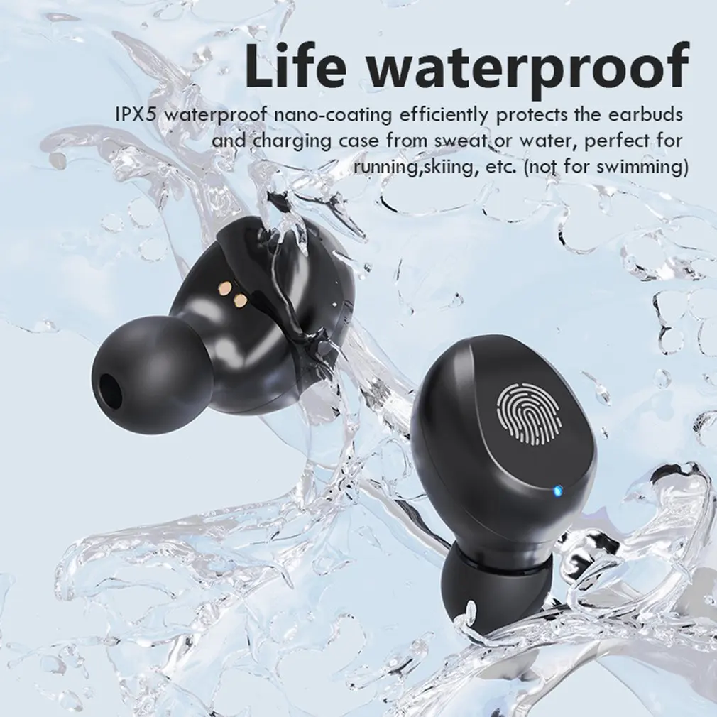F9 Digital Display Headphones Sports Waterproof Earbuds Wireless 5.0 Headphones With Microphone Touch Control 9D HiFi Headset
F9 Digital Display Headphones Sports Waterproof Earbuds Wireless 5.0 Headphones With Microphone Touch Control 9D HiFi Headset