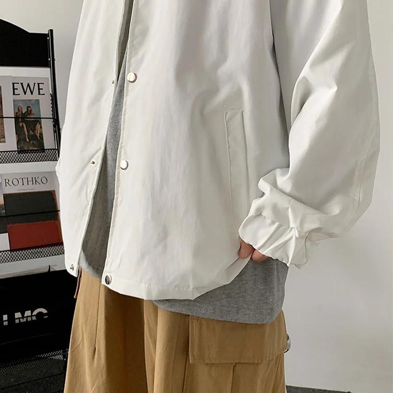 Men Jackets Letter Fashion Chic Hip Hop High Street Streetwear Rib Sleeve Bf Style Plus Size S-3XL Cool Harajuku Single Breasted 
Men Jackets Letter Fashion Chic Hip Hop High Street Streetwear Rib Sleeve Bf Style Plus Size S-3XL Cool Harajuku Single Breasted