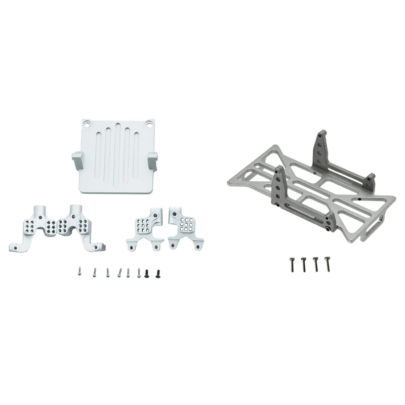 2 Set RC Car Part: 1 Set Metal Adjustable Shock Tower Hoops Parts & 1 Set Car Metal Battery Tray Holder Bracket Frame
2 Set RC Car Part: 1 Set Metal Adjustable Shock Tower Hoops Parts & 1 Set Car Metal Battery Tray Holder Bracket Frame