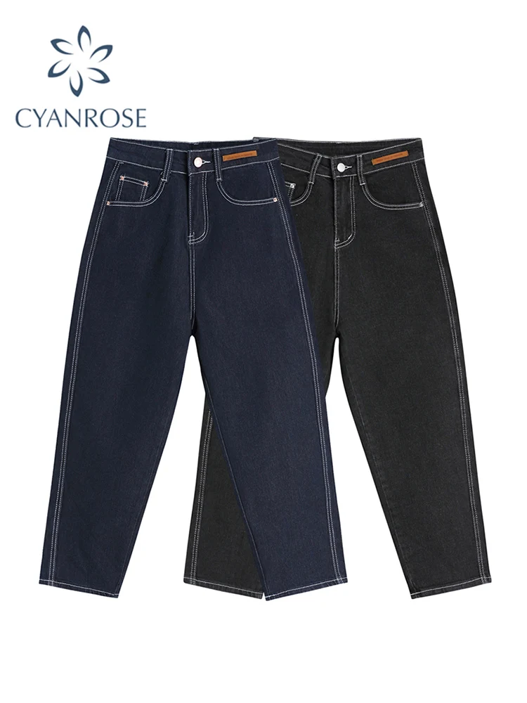 Women's Straight Jeans Retro Boyfriend High Street Oversize Baggy Casual Denim Trousers Harajuku High Waist Hip Hop Jean Pants
Women's Straight Jeans Retro Boyfriend High Street Oversize Baggy Casual Denim Trousers Harajuku High Waist Hip Hop Jean Pants