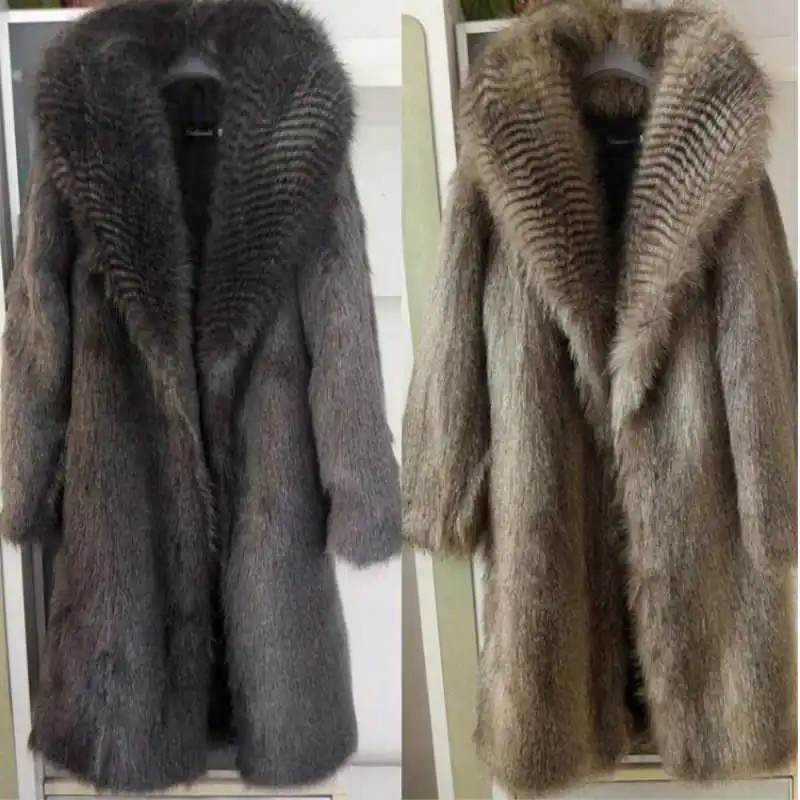 Hot Winter Fashion Fur coat men leather jacket Outerwear male 2021 new environmentally friendly artificial hair Long star coat
Hot Winter Fashion Fur coat men leather jacket Outerwear male 2021 new environmentally friendly artificial hair Long star coat