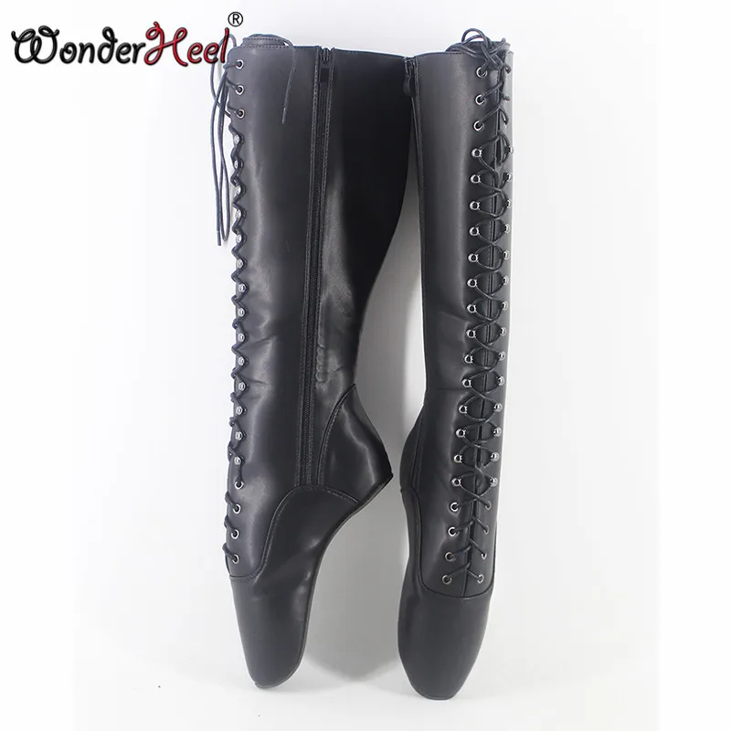 Хит продаж балетные сапоги до колена Wonderheel на очень высоком каблуке 18 см