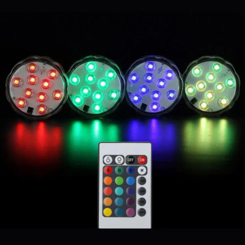 Swimming Pool Light IP68 WATERPROOF Remote Control LED-Light Aquarium Party Lamp Multi Color 10 LED Tank Wedding Vase Base
Swimming Pool Light IP68 WATERPROOF Remote Control LED-Light Aquarium Party Lamp Multi Color 10 LED Tank Wedding Vase Base