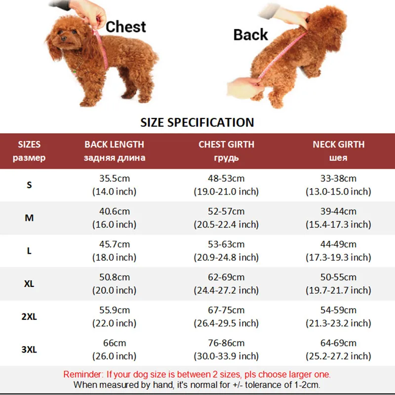 Dog Clothes Winter Thick Warm Dog Jacket for Small Large Dogs Reflective Windproof Pet Clothing Checked Strom Snow Dog Coat 3XL
Dog Clothes Winter Thick Warm Dog Jacket for Small Large Dogs Reflective Windproof Pet Clothing Checked Strom Snow Dog Coat 3XL