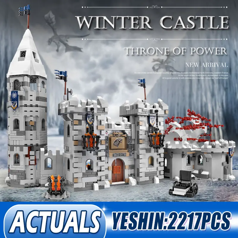 Yeshin K101 Movie Toys Series MOC Winterfell Castle Model Assembly House Building Blocks Bricks Kids Birthday Christmas Gifts
Yeshin K101 Movie Toys Series MOC Winterfell Castle Model Assembly House Building Blocks Bricks Kids Birthday Christmas Gifts