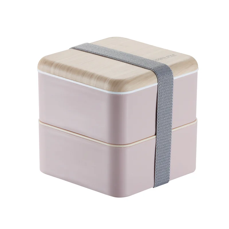 Square double-layer wooden lunch box plastic lunch box with tableware ins Nordic style office worker student lunch box bento box
Square double-layer wooden lunch box plastic lunch box with tableware ins Nordic style office worker student lunch box bento box