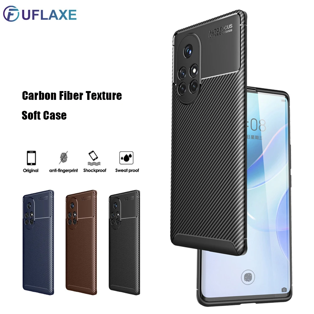 UFlaxe Soft Silicone Case for Huawei Nova 7 8 Pro SE Carbon Fiber Texture Ultra-thin Shockproof Cover Nova 7i
UFlaxe Soft Silicone Case for Huawei Nova 7 8 Pro SE Carbon Fiber Texture Ultra-thin Shockproof Cover Nova 7i