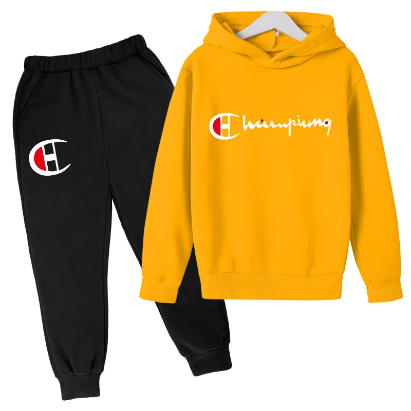 Children clothing suits boys and girls sports suits autumn sweater hoodies outdoor leisure sportswear 2-piece set 4-14T
Children clothing suits boys and girls sports suits autumn sweater hoodies outdoor leisure sportswear 2-piece set 4-14T