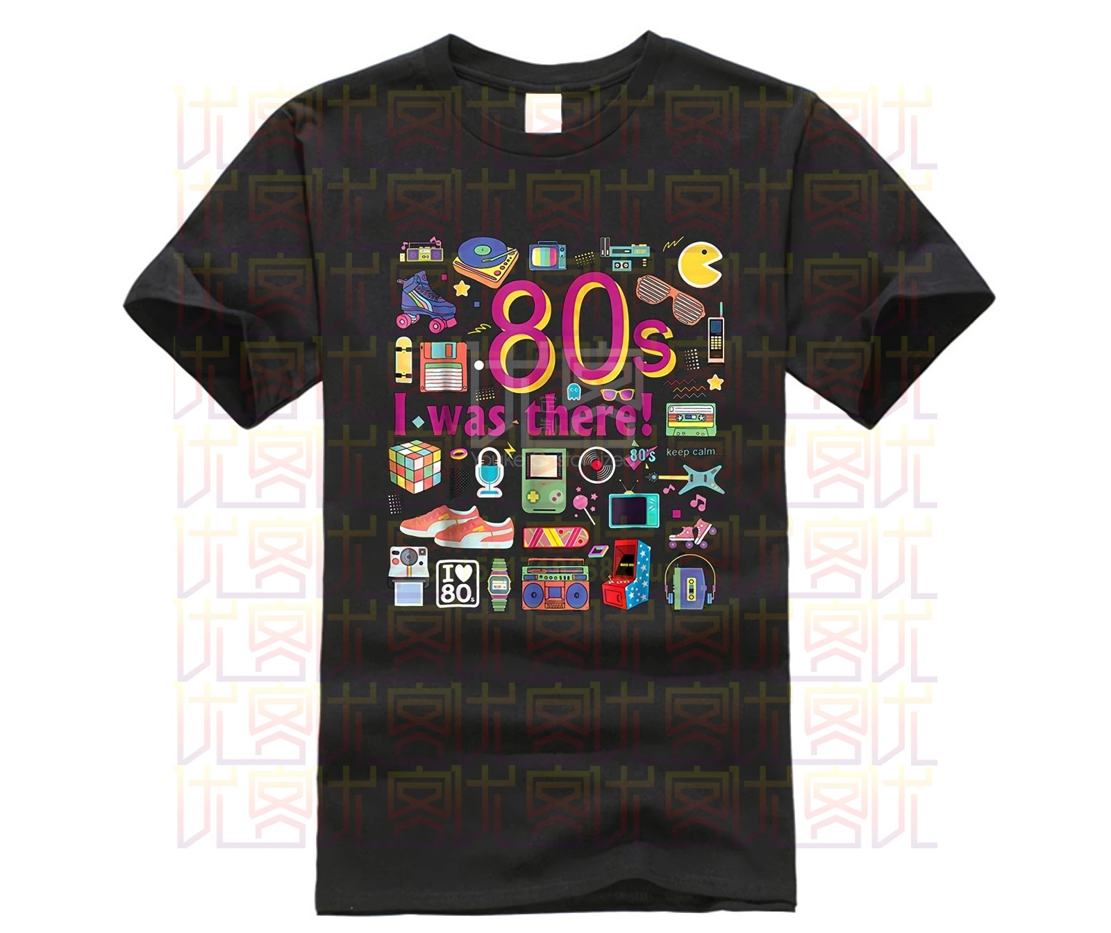 Брендовая мужская рубашка 80 s я был футболка Лучшие забавные S для мужчин и женщин