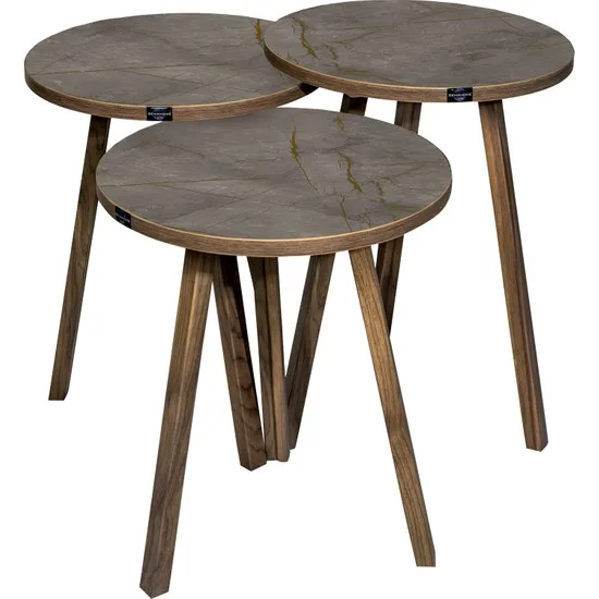 New Modern Alber Round Profile Foot 3'lü Coffee table Anthracite coffe table table basse
New Modern Alber Round Profile Foot 3'lü Coffee table Anthracite coffe table table basse