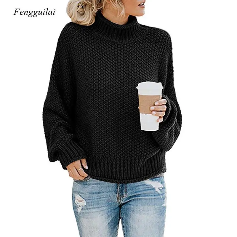 Women Sweaters and Pullovers Long Sleeve Knitted Loose Pullover Ladies Fall Sweater Fashion New
Women Sweaters and Pullovers Long Sleeve Knitted Loose Pullover Ladies Fall Sweater Fashion New