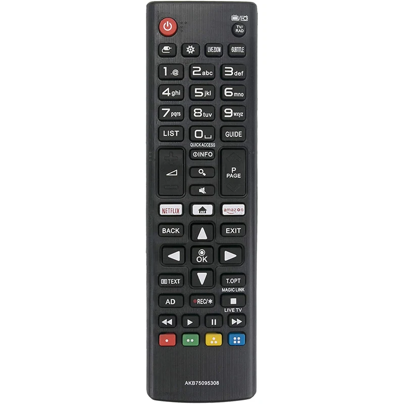 Пульт дистанционного управления для телевизора AKB75095308, совместимый с LG, универсальный пульт дистанционного управления для ЖК-телевизоров LG...
Пульт дистанционного управления для телевизора AKB75095308, совместимый с LG, универсальный пульт дистанционного управления для ЖК-телевизоров LG...