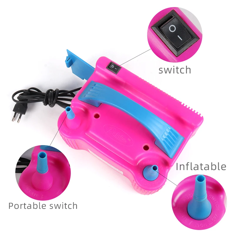 CYUAN 220V AC Electric Balloon Inflator Double Hole Inflatable Air Ballon Pump Birthday Balloons Tool Ballons Accessories
CYUAN 220V AC Electric Balloon Inflator Double Hole Inflatable Air Ballon Pump Birthday Balloons Tool Ballons Accessories