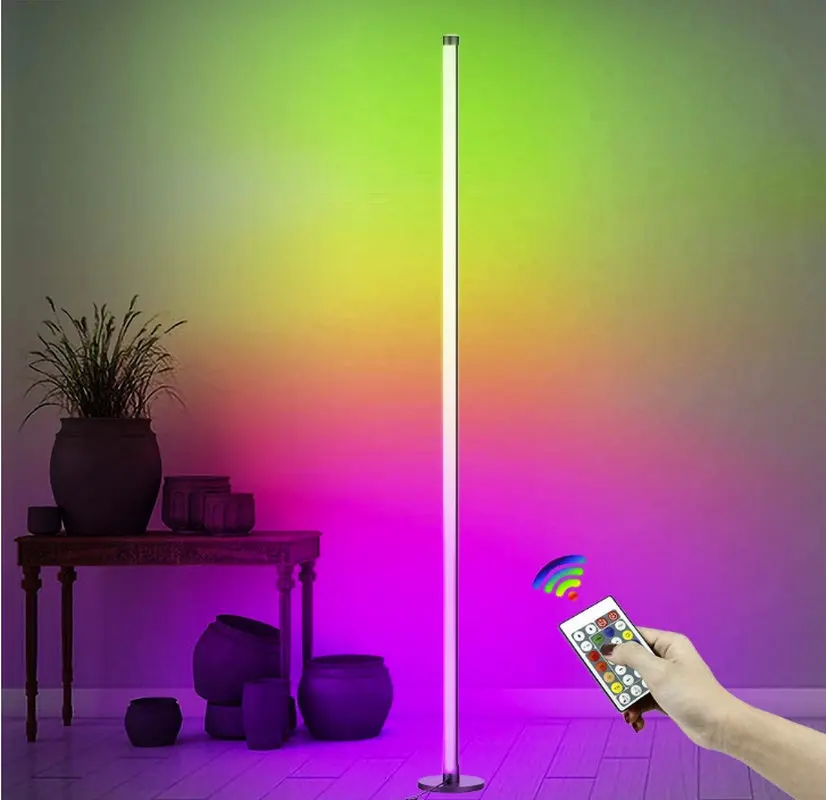 DIY RGBW Dimmable Corner Floor Lamp Color Changing LED Ambient Light With Music Remote Controller For Living Room Bedrooms Kids
DIY RGBW Dimmable Corner Floor Lamp Color Changing LED Ambient Light With Music Remote Controller For Living Room Bedrooms Kids