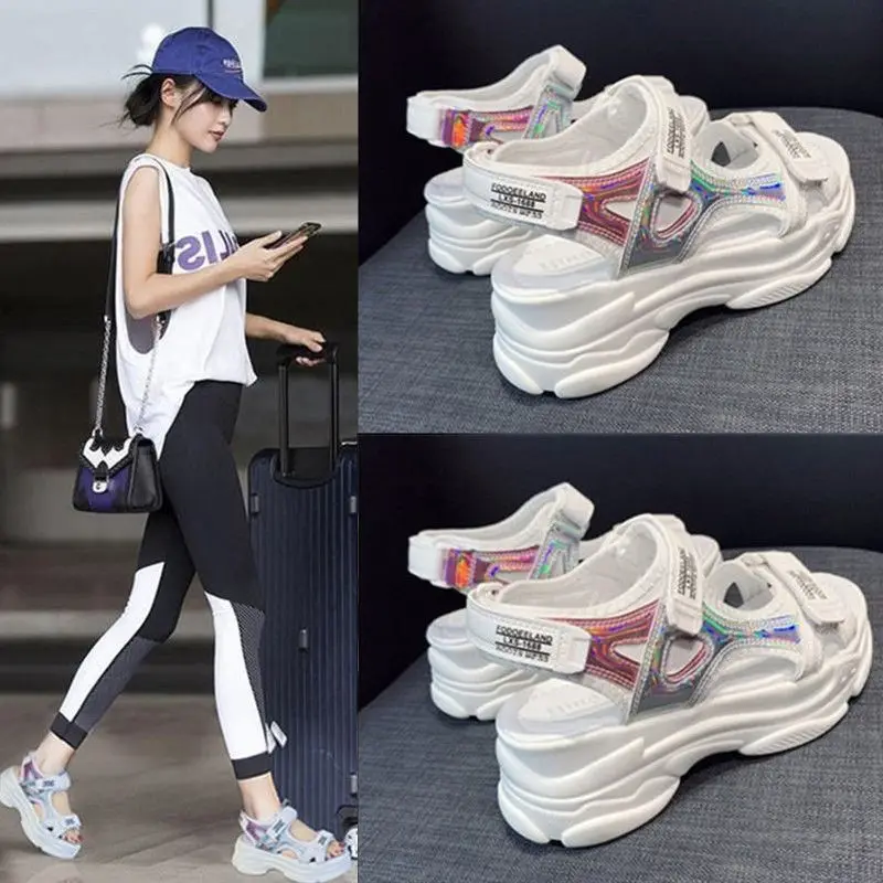 Women's Sports Sandals Summer 2020 New Korean Style Platform Sandals Beach Shoes Women Ins Women Sandals
Women's Sports Sandals Summer 2020 New Korean Style Platform Sandals Beach Shoes Women Ins Women Sandals