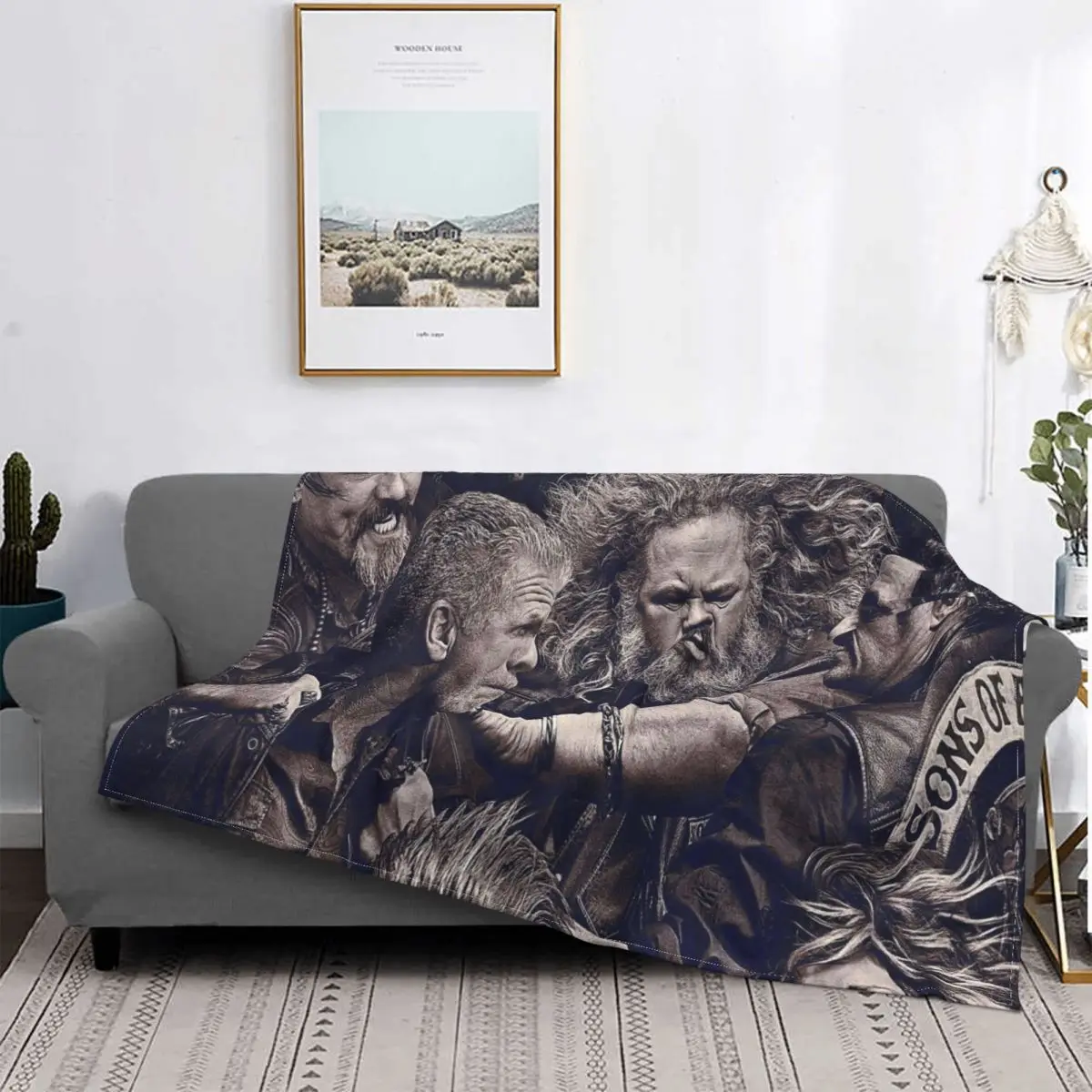 Sons Of Anarchy Blanket Velvet All Season Jax Teller Crime Multifunction Super Warm Throw Blankets for Bedding Car Rug Piece
Sons Of Anarchy Blanket Velvet All Season Jax Teller Crime Multifunction Super Warm Throw Blankets for Bedding Car Rug Piece