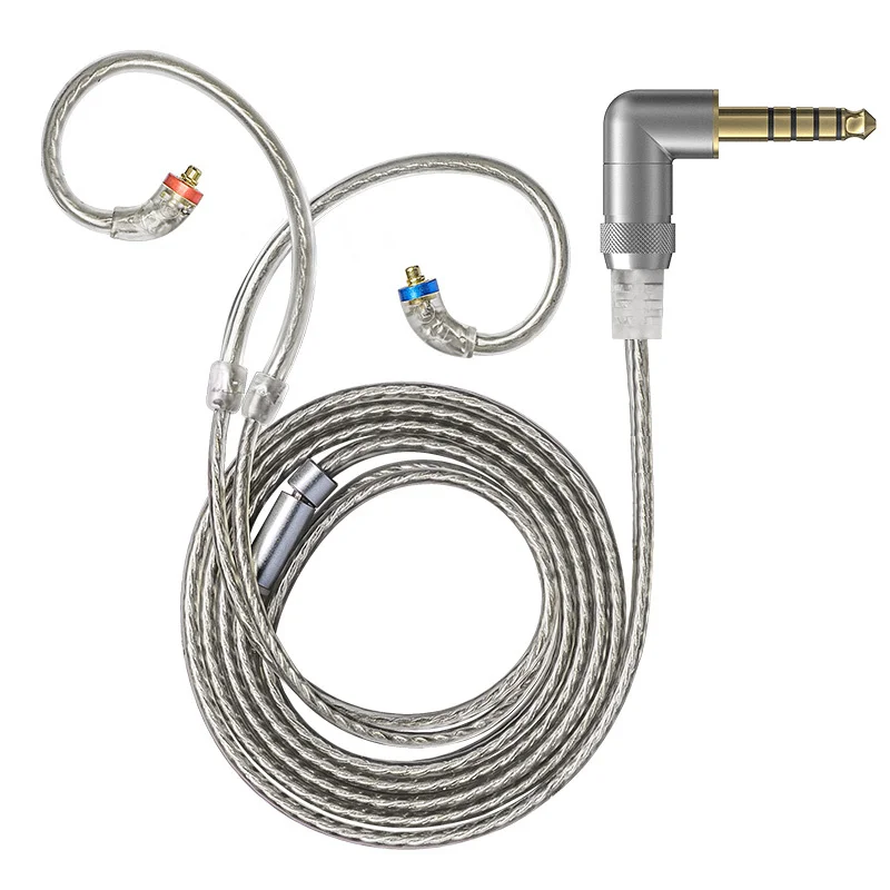 

Сменный кабель FiiO LC-2.5B/3.5B/4.4B MMCX для сбалансированных наушников, 4-жильный серебристый аудиокабель высокой чистоты для Shure/FiiO