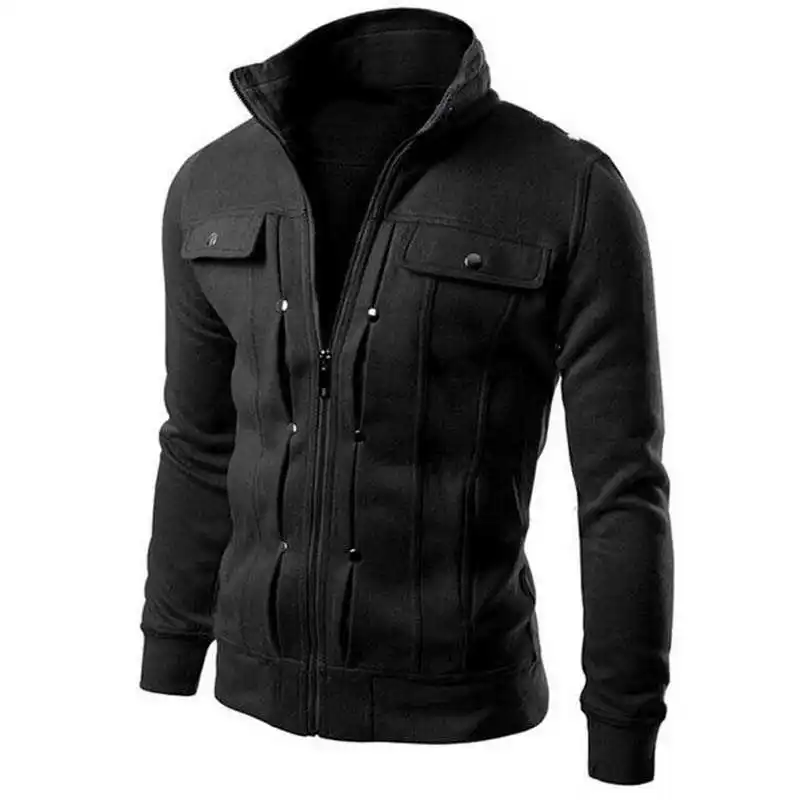 Outdoor casual men's coat fashion zipper cardigan jacket available in many colors Size M-3XL
Outdoor casual men's coat fashion zipper cardigan jacket available in many colors Size M-3XL