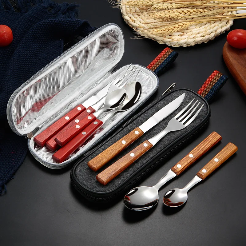 Wooden handle 304 stainless steel Western steak knife fork spoon yellow pear wood spoon
Wooden handle 304 stainless steel Western steak knife fork spoon yellow pear wood spoon