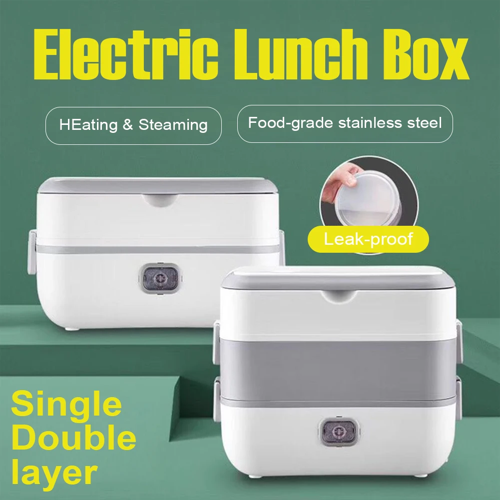 Electric Lunch Box Rice Heated Cooker Stainless Steel Office Liners Steaming Food Cooking Warmer Container Portable Bento Box
Electric Lunch Box Rice Heated Cooker Stainless Steel Office Liners Steaming Food Cooking Warmer Container Portable Bento Box