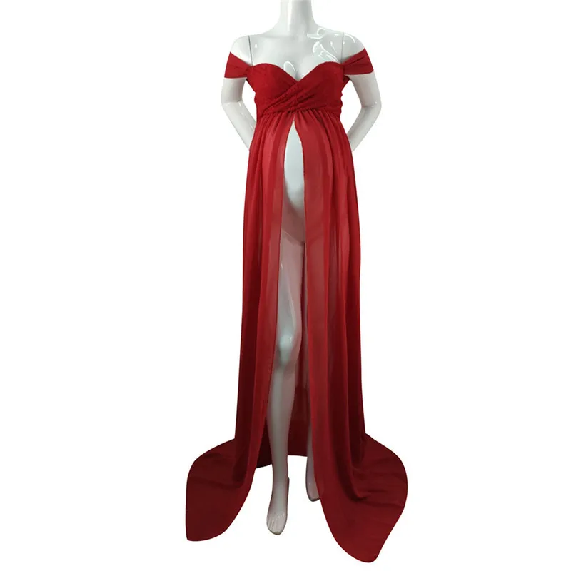 Women pregnant dress Sexy Off Shoulder Solid maternity dresses photography props Summer photoshoot dress Dropshipping
Women pregnant dress Sexy Off Shoulder Solid maternity dresses photography props Summer photoshoot dress Dropshipping