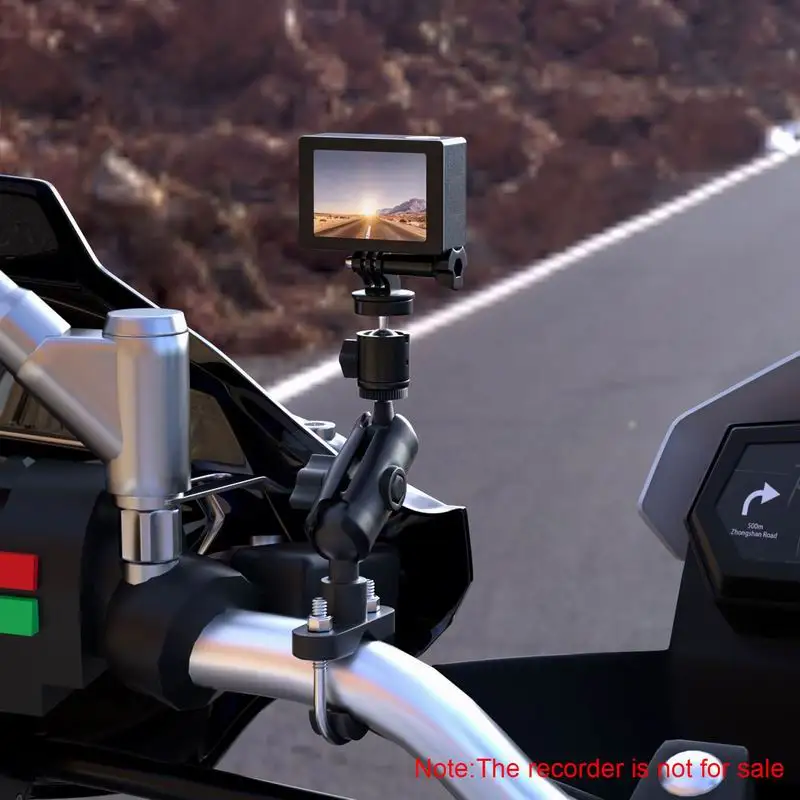 Motorcycle Camera Recorder Mount Adjustable Phone Stand Driving Recorder Holder Aluminum Alloy Handlebar Fixed Side Bracket 
Motorcycle Camera Recorder Mount Adjustable Phone Stand Driving Recorder Holder Aluminum Alloy Handlebar Fixed Side Bracket