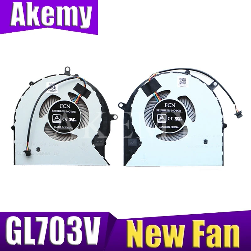 New For ASUS GL703 ROG STRIX GL703V GL703VD GL703VM cpu cooling fan DC 4PIN 12V 0.4A CPU+GPU
New For ASUS GL703 ROG STRIX GL703V GL703VD GL703VM cpu cooling fan DC 4PIN 12V 0.4A CPU+GPU