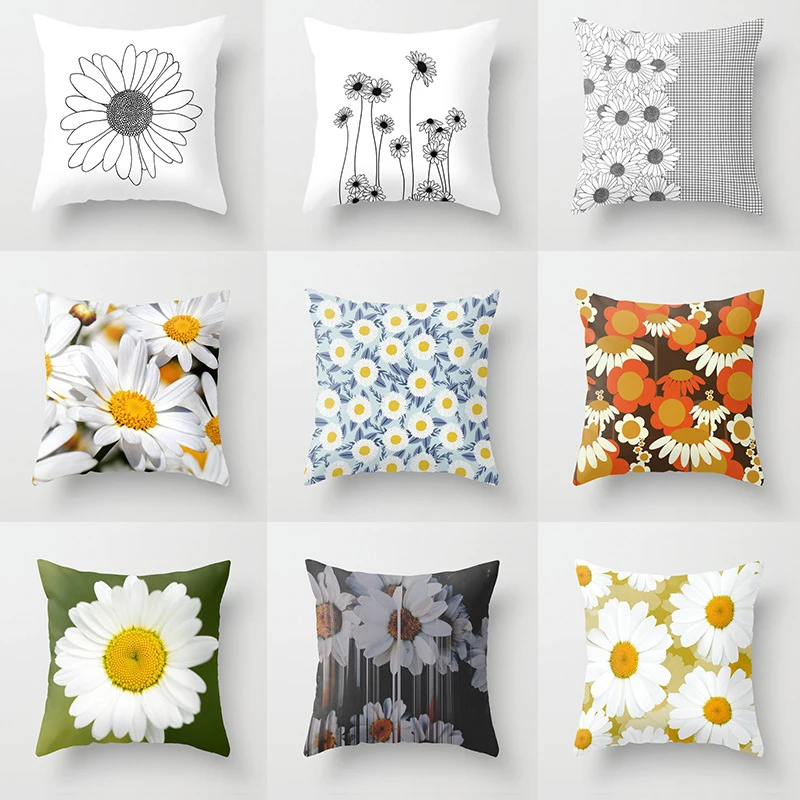 Daisy Printed Pillow Case Throw Pillows Cover Pillowslip Cushion Cover Refreshing Daisy Decorative Pillow Cover for Sofa Car
Daisy Printed Pillow Case Throw Pillows Cover Pillowslip Cushion Cover Refreshing Daisy Decorative Pillow Cover for Sofa Car
